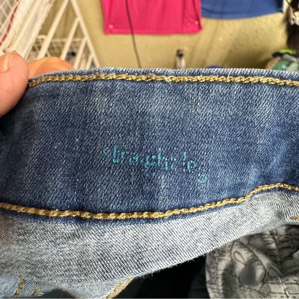 Thereabouts Girls Distressed Worn Condition Straight Leg Jeans - Picture 11 of 11